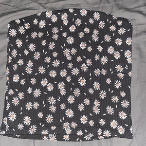 Tube Top with flowers